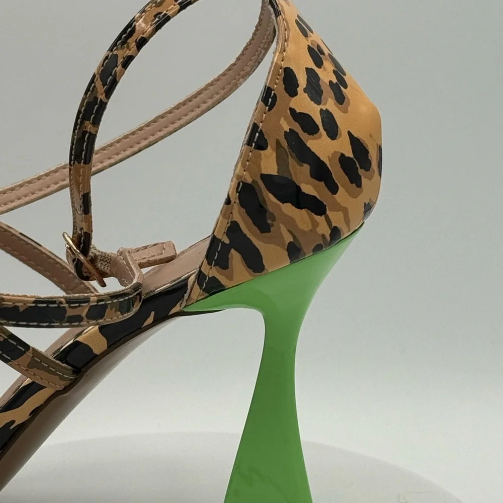 Betsey Johnson Everly Strappy Butterfly 🦋 Embellishment Heels Sandals 8 - Picture 8 of 11